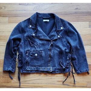 Stylish Black Denim Jacket